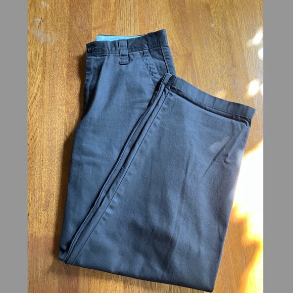 Uniqlo U Wide Fit Chino Pants - Brown - Picture 1 of 5